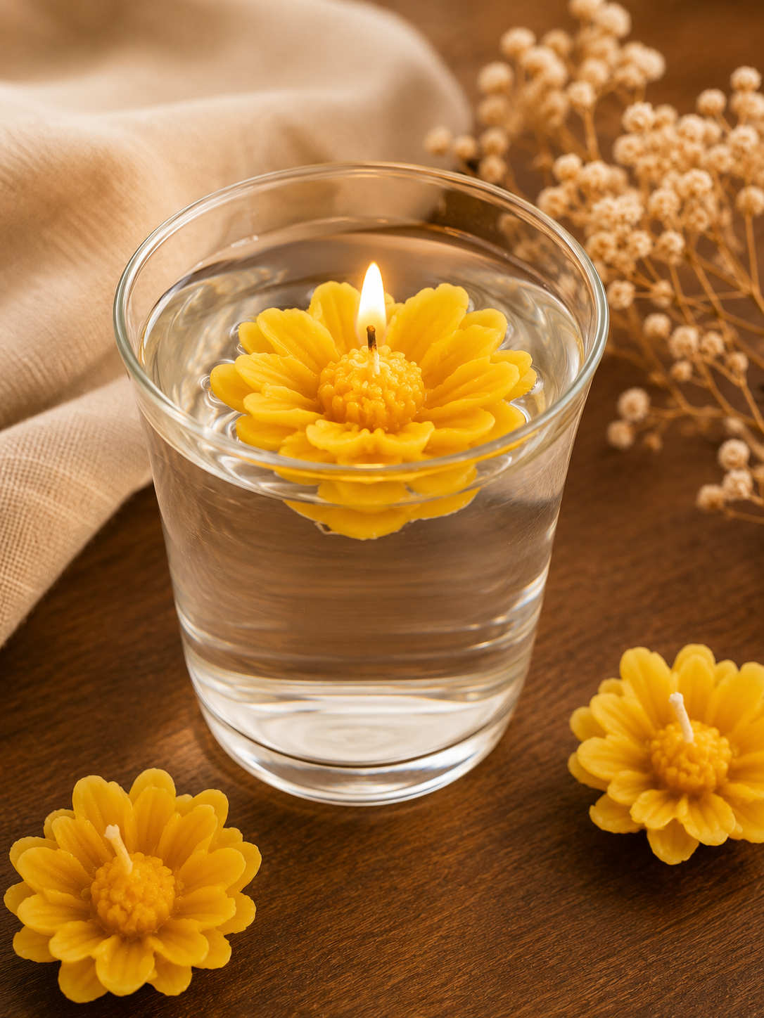 Schwimmkerze Blume